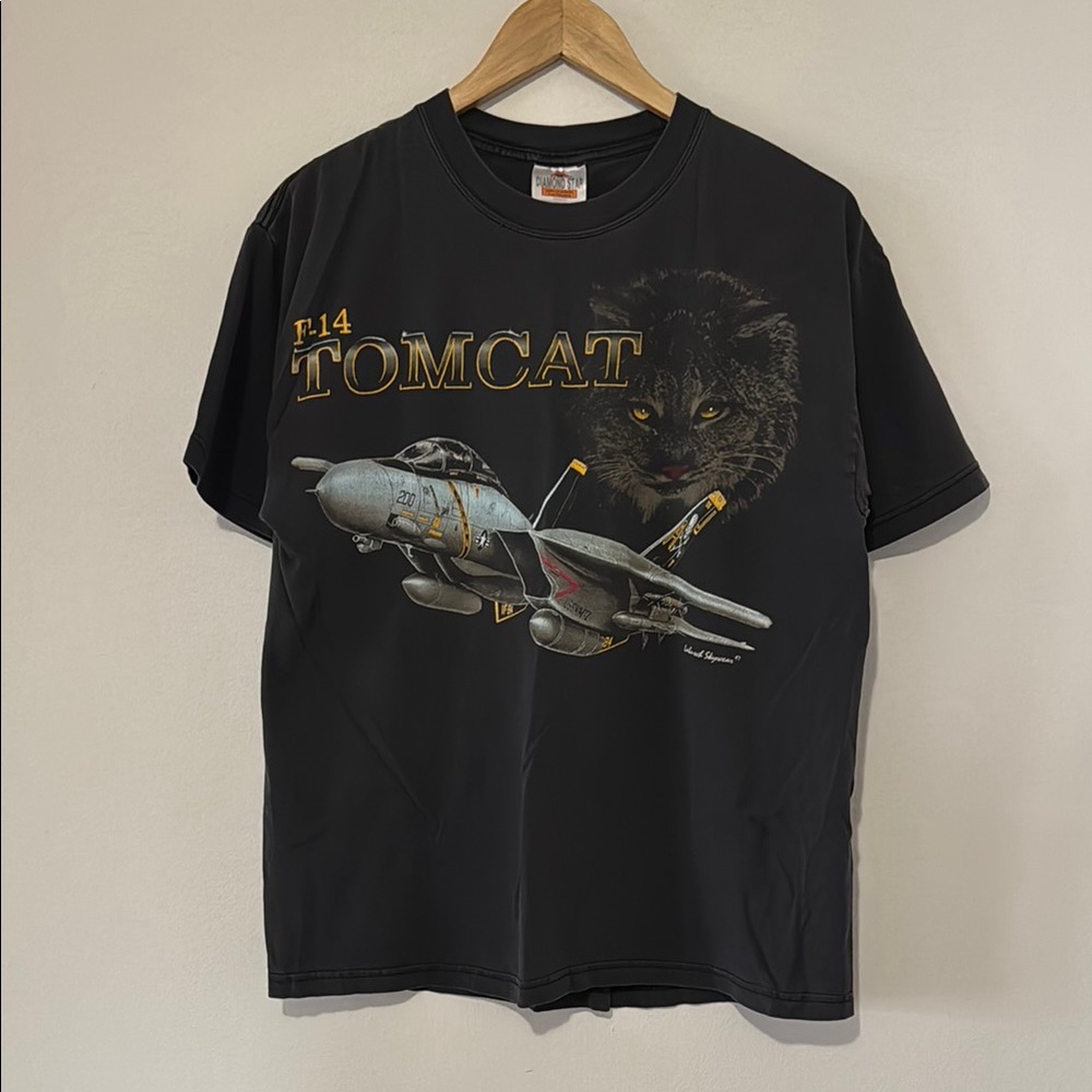 Vintage 1997 F-14 Tomcat Fighter Jet T-Shirt / Medium